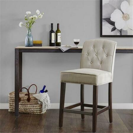 MADISON PARK Marian Tufted Counter Stool, Tan FPF20-0395